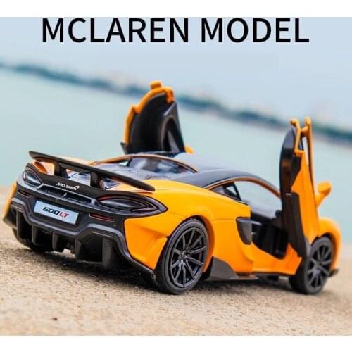 1:32 McLaren P1 Alloy Sports Car Model Diecast Simulation Metal Car Model Sound and Light Collection Boys Toy For Children Gift