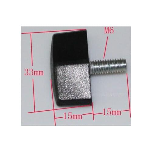 1pcs M6 Thread x 15mm Male Wing Knobs / Thumb Screws M6x15 knob screws