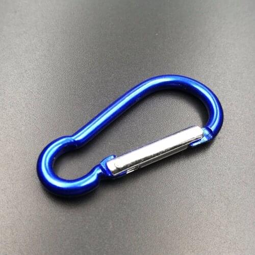 10Pcs/Bag Blue Color Aluminium alloy Fishing Connector Rolling Swivel Fishing Accessories