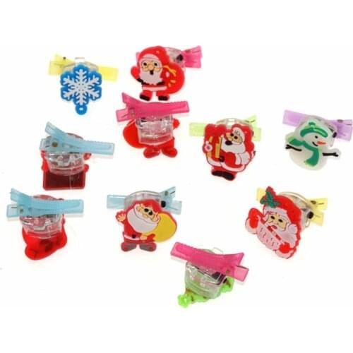 80pcs/lot Flishing Light Led Headwear For Christmas Party Xmas Decoration Colorful Headband Children Gift Santa Claus Glow Toys