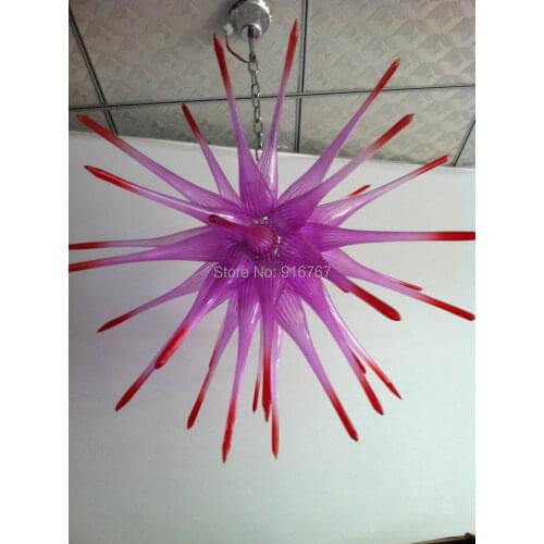 Free Shipping Sun Shaped Shinning Blown Glass Ceiling Lamp