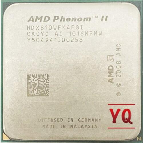 AMD Phenom II X4 810 2.6 GHz Quad-Core CPU Processor HDX810WFK4FGI Socket AM3