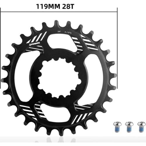 Prowheel mtb bike sprocket disc GXP straight-mounted disc 32T 34T 36T 38T sprocket wheel positive and negative tooth disc