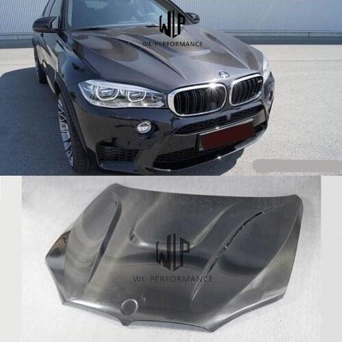 F10 X5 F16 X6 High Quality Carbon Fiber Front Engine Hoods Auto Car Bonnet For BMW E70 X5 E71 X6 H Style Car Body Kit 2007-2012