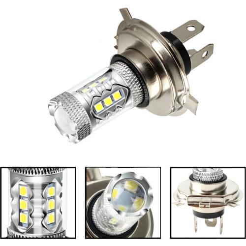 H4 H7 LED 80W 6000K Super Bright White 12V LED Fog Lights Lamp Bulb Headlight for Car