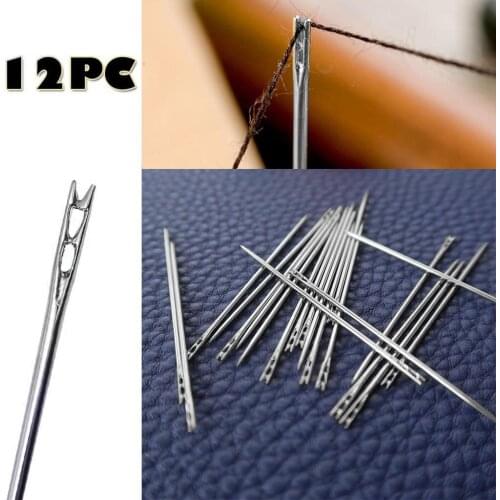 12pcs Large Eye Needles For Hand Sewing Embroidery Hand Sewing Simple Needles For Sewing, Embroidery Needles For Hand Sewing