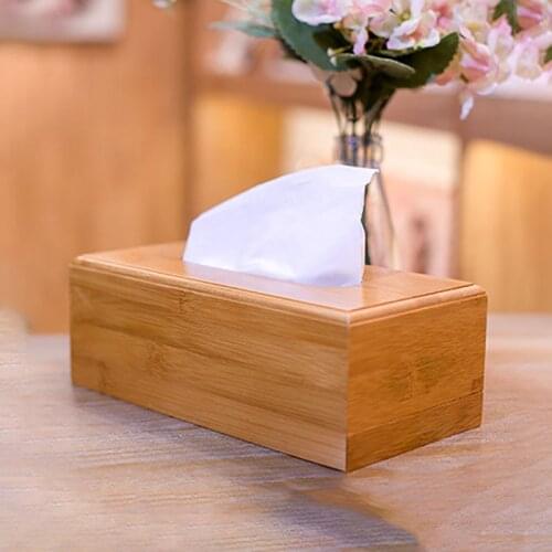 Home Hotel Car Tissue box bamboo creative storage box tea restaurant hotel special tissue box holder kitchen household products