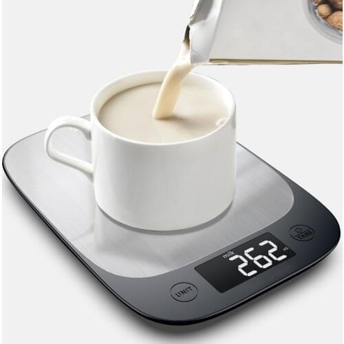 Sinocare Kitchen Scale Stainless Steel Weighing Scale Food Diet Postal Balance Measuring Tool LCD Electronic Scales