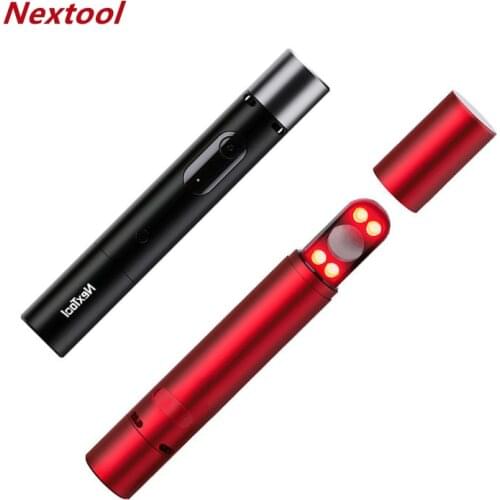 Nextool Flashlight 550LM Highlight Multifunctional Infrared Detector Camera Detector Pinhole Camera Scanner Sound Light Alar