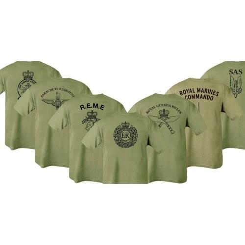 HMRC Para REME RGR RMC SAS RE Army T shirt Men casual tee USA Size S-3XL