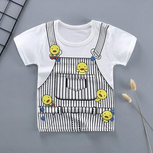 OKLADY 100% Cotton Kids Boys Clothes Children Clothing Summer Baby Girls Clothes T-Shirt boys t shirt girls tops