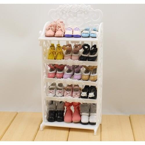 Doll shoe rack shoes storage rack