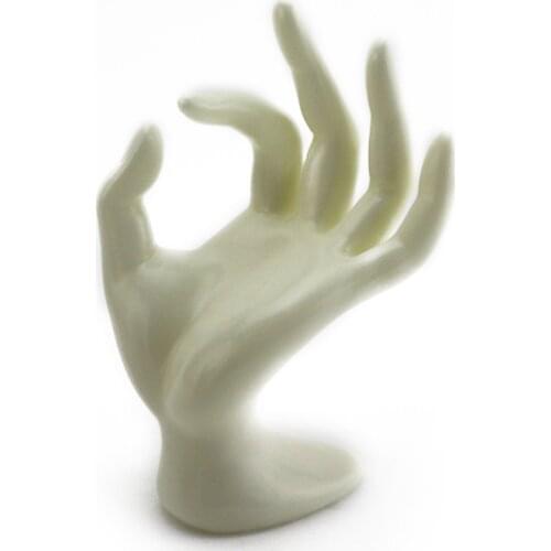 Hand Model Ok Hand Model Ring Stand Bracelet Display Stand Jewelry Stand PVC Material 17*11cm J2Y