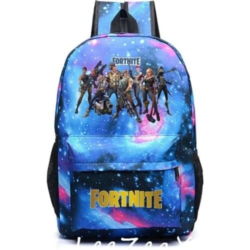 Fortnite USB Charge Backpack Unisex Schoolbag Teenagers Backpack Men Women School Bag Student Mochilas For Boys Girls
