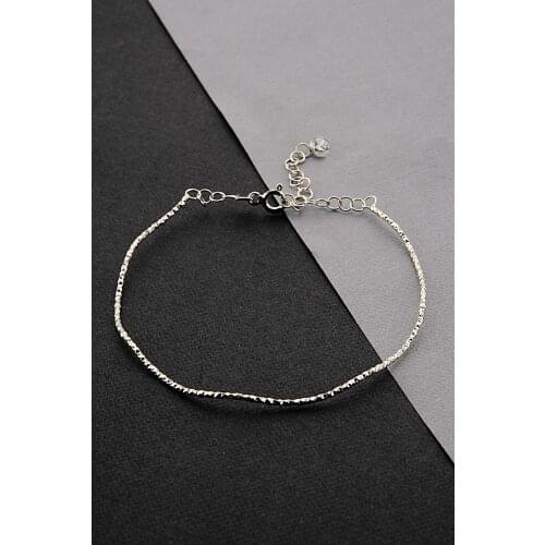 Argentum Concept-Silver Italian Model Pen Wire Bangle-B083001