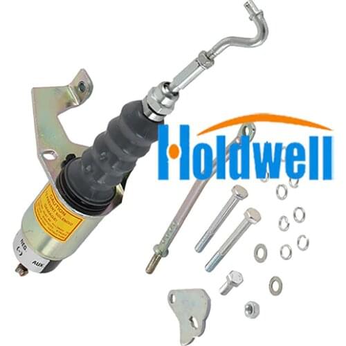 Holdwell 12V L/H Shutdown Solenoid RSV SA-3765-12 for Bosch Deutz F4L913 SA-3765 1751-12