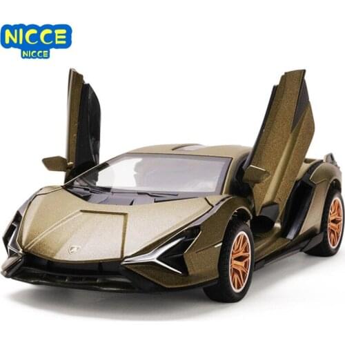 1:32 Car Model Lamborghini-SIAN Alloy Sports Car Concept Limited Edition Metal Car Model Childrens Toy Car Collection Car Model