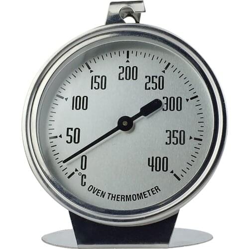 0 - 400 degree Stainless Steel Thermometer for Baking Oven Round design fashionable style Best gift for wife