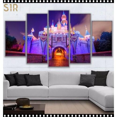 World Famous Architecture Beauty HD Five Wall Painting Decorative Painting Anime Posters Wall Decor Anime Decor Room Decor