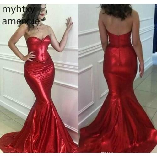 2021 High Quality Sequined Sexy Evening Dresses Red Carpet Formal Women Wear Party Gowns Plus Size Custom Made Robe De Soiree