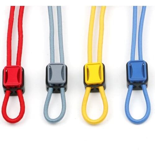 6PCS Metal Cord Lock Stopper Spring Clasp Stopper Cord End Square Toggle Clip for Apparel Rope Shoelace Backpack Sportswear Bag