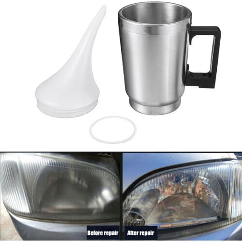 Car Headlight Refurbishment Repair Tool Lampshade Refurbished Atomizing Cup Car Electric Heating Cup Cleaning And Fumigation Cup