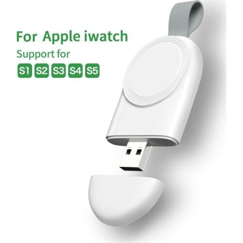 Small Size Portable Wireless Charger Dock For Apple iWatch 1 2 3 4 5 Fast Charging Adapter Smart Watch Wireless Charging Base