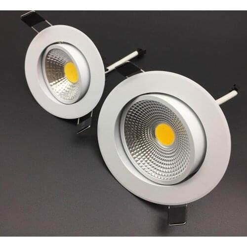 Dimmable Led downlight light COB Ceiling Spot Light 3w 5w 7w 12w 85-265V ceiling recessed Lights Indoor Lighting