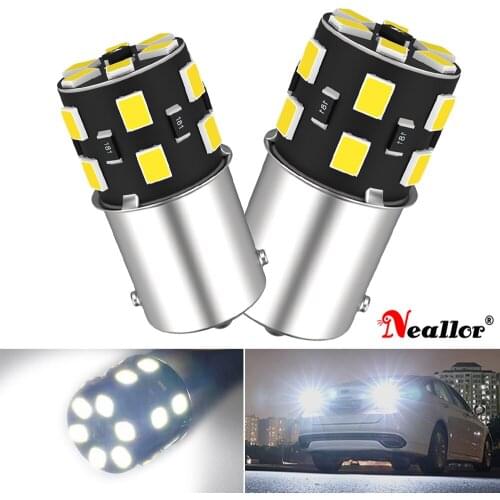 2x BA15S 7506 P21W LED bulbs Reverse Light Bulb On Cars Accessories Auto Goods Diode Lamps For Vw Passat b6 cc b5 b7 b8 Variant