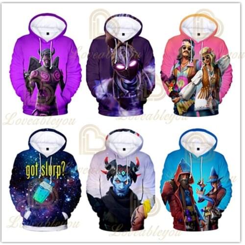 3D Personality Hoodies Men Boys Sweatshirt Harajuku Kids Hooded Autumn Winter Pullovers Hip Hop Child Tracksuits