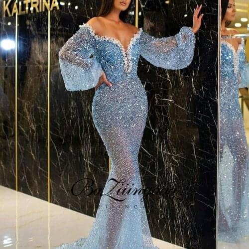 BAZIIINGAAA Luxury 2021 Party Elegant Woman Evening Gown Plus Size Slim Printed Long Evening Dresses Suitable for Formal Parties