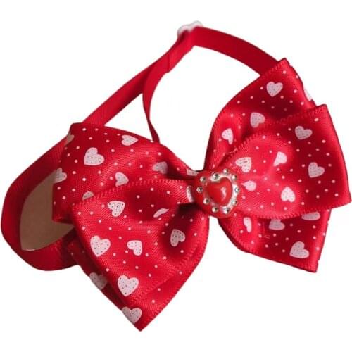 100pc/lot flower Dog Bow Ties Cute Neckties Collar Pet Puppy Dog Cat Ties Accessories Grooming Supplies CP27