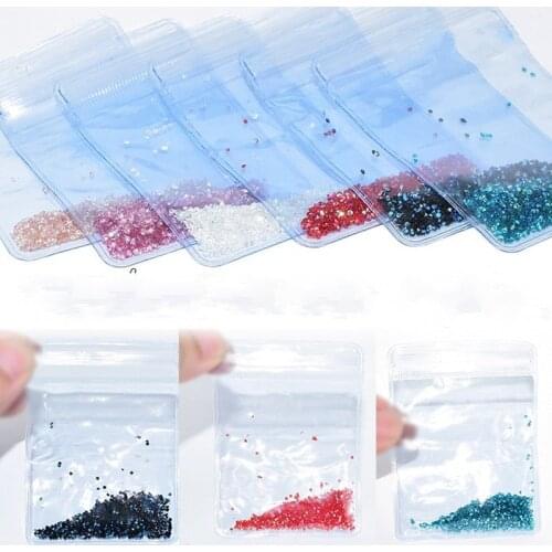 1440pcs/pack SS2 1.2mm Zircon Nail Rhinestones Nail Art Micro Rhinestones Mini Nail Rhinestones Manicure Decorations ~6 Colors