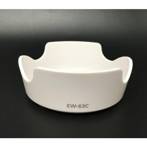 2PCS EW-63C EW63C Lens Hood Shade 58mm Filter white For Canon EF-S 18-55mm f/3.5-5.6 IS STM 100D 700D Camera With Tracking numbe