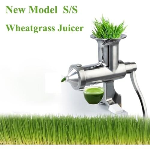 2018 design heavy duty stainless steel manual wheatgrass Juicer juice press for fruit and vegetable