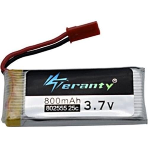 3.7V 800mAh 802555 lipo Battery for Syma X54HC X54HW X56W TK110HW JXD509 509W 509G V686 H12C RC Drone Quadcopter Spare Part 5Pcs