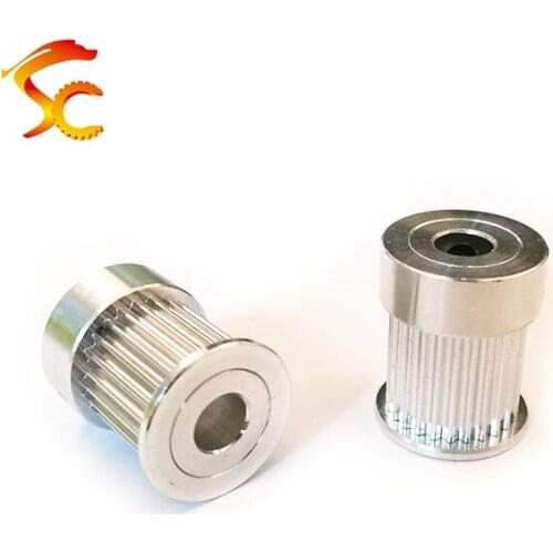 5pcs 3D Printers Parts printer pulley GT2 25 teeth bore 6mm 6.35mm 8mm 2GT 25teeth timing pulley fit for GT2 belt width 12mm