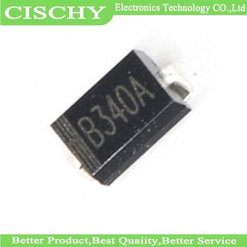 50pcs/lot B340A-E3-61T B340A-E3/61T Schottky diode 3A 40V SMA DO-214AC In Stock
