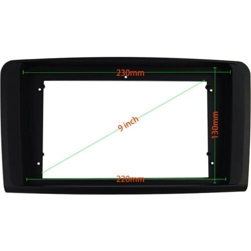 9 inch Car Audio Frame Fascia gps navigation fascia panel is suitable for 2006-2010 BENZ ML W164