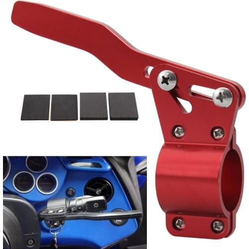 Car Turn Signal Lever Extender Steering Wheel Adjustment Turn Rod Position Up Kit Red Accessories For Audi BMW Toyota Universal