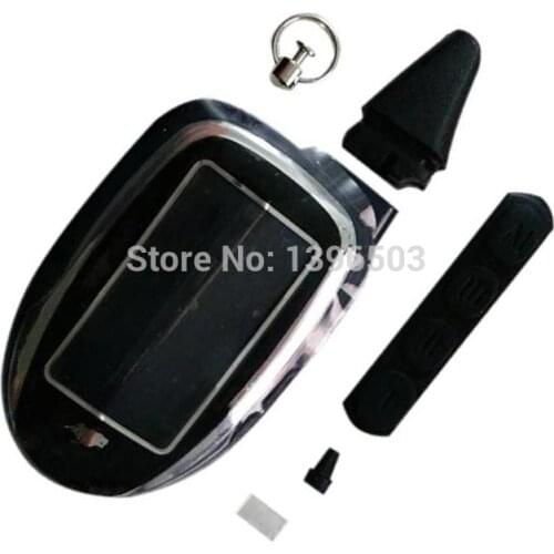 12 PCS/lot Case Keychain for Scher-Khan Magicar 7 8 9 10 11 12 2-Way Car Alarm LCD Remote Control Scher Khan M7 Key Chain Fob
