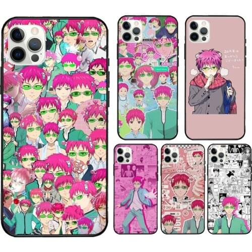 The disastrous life of saiki k Phone Case For iPhone 11 Pro Max 12 mini 6S 7 8 Plus X XS Max SE 2020 XR Cover Coque