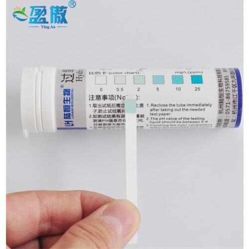 For Water Quality Hydrogen Peroxide Test Paper For Rapid Test 0.5-2-5-10-25mg/l