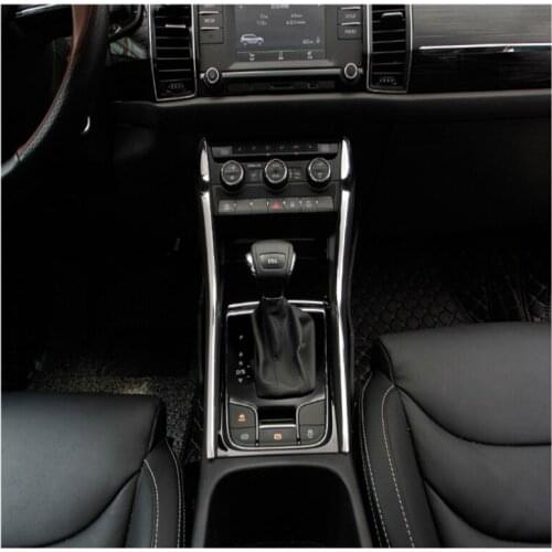 For Skoda Ke Kodiak Central Armrest Sequins Kodiak Gt Refitted Instrument Panel Molding Gear