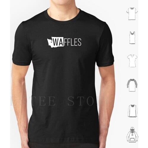 Wa Waffles T Shirt Print Cotton Wa Washington State Waffles Evergreen Seattle Spokane Wanderlust Wander Breakfast Leslie Knope