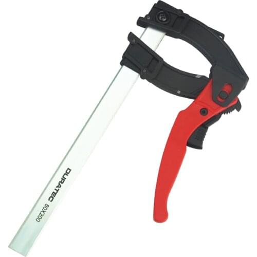 Ratchet f clamp wood working quick grip f style bar with plastic grip wood clamp