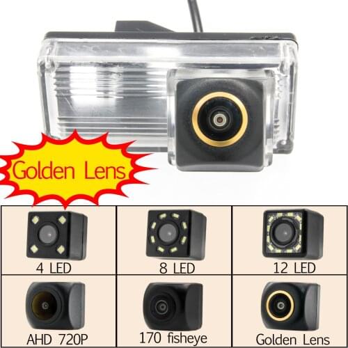 175 Degree MCCD Fisheye 12LED HD Rear View Camera For Toyota Reiz Avalon XX10 Land Cruiser Prado 200 LC200 Car Monitor
