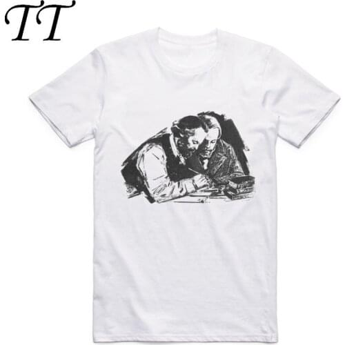 2019 Fashion Men Print MARXISM COMMUNISM CCCP T-shirt O-Neck Short Sleeve New Summer Style Casual Karl Marx Top Tee T Shirt Swag