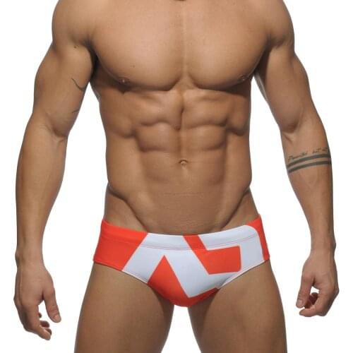 Printing Mens Swimwear Brand Swimming Briefs Low Waist Swimwear Sexy Shorts Trunks Boxers Summer Mens Swim Sport Bathing Suit