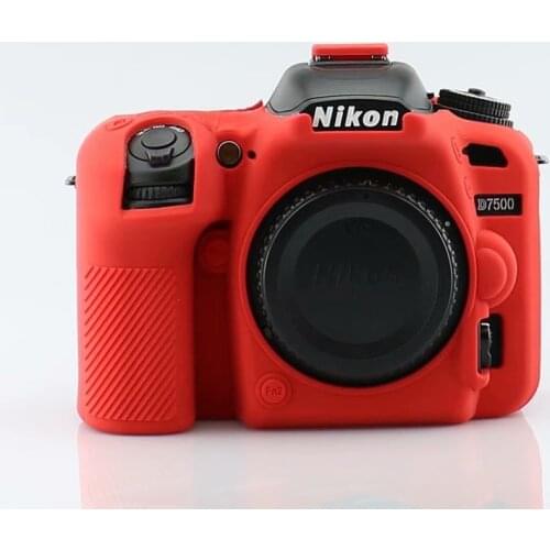 Soft Silicone Rubber Camera Body Case Skin Camera Bag Protector Cover for Nikon D7500 DSLR Non toxic silicone cover